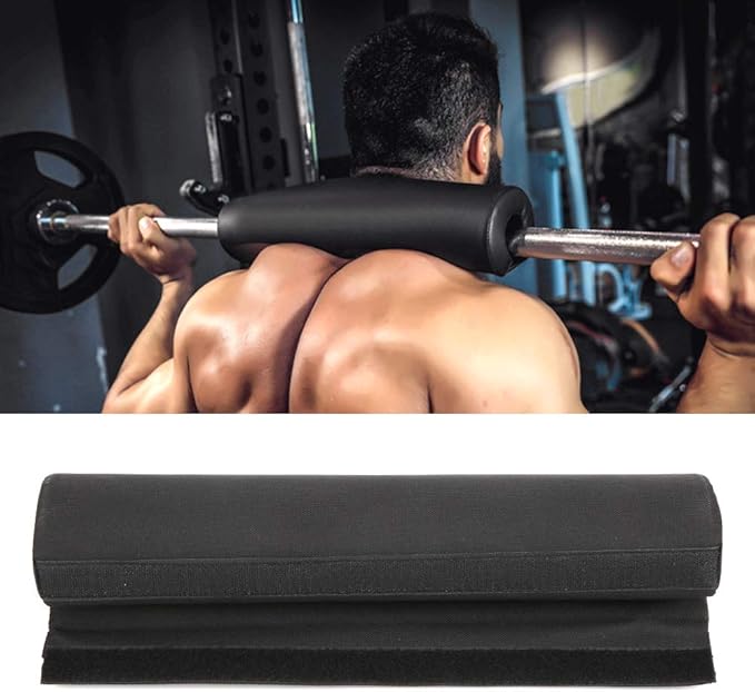 Alomejor Barbell Squat Pad, Padded Neck Shoulder Protection Cushion, Barbell Cushion for Weight Lifters Hip thrusts Squats Lunges Gym Home Workouts