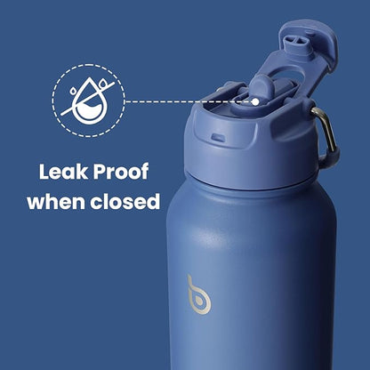 BOTTLE BOTTLE 40 oz sports water bottle stainless steel insulated water bottle with straw and pills holder