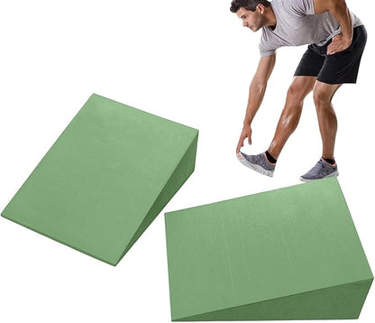 Yoga Foam Wedge Blocks - Calf Stretcher Height Foam Tool, Calf Raise Wrist Support | Professional Squat Knee Pad, Support Foam Incline Stretch Slant Boards for Balance Strength Fitness