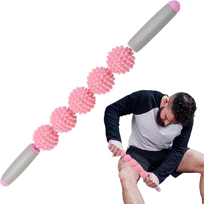 Massage Roller Stick - Hedgehog Roller Stick for Instant Effective Body Massage Tools | Massage Stick Roller for Legs, Body Massage Tools, Deep Tissue Body Roller