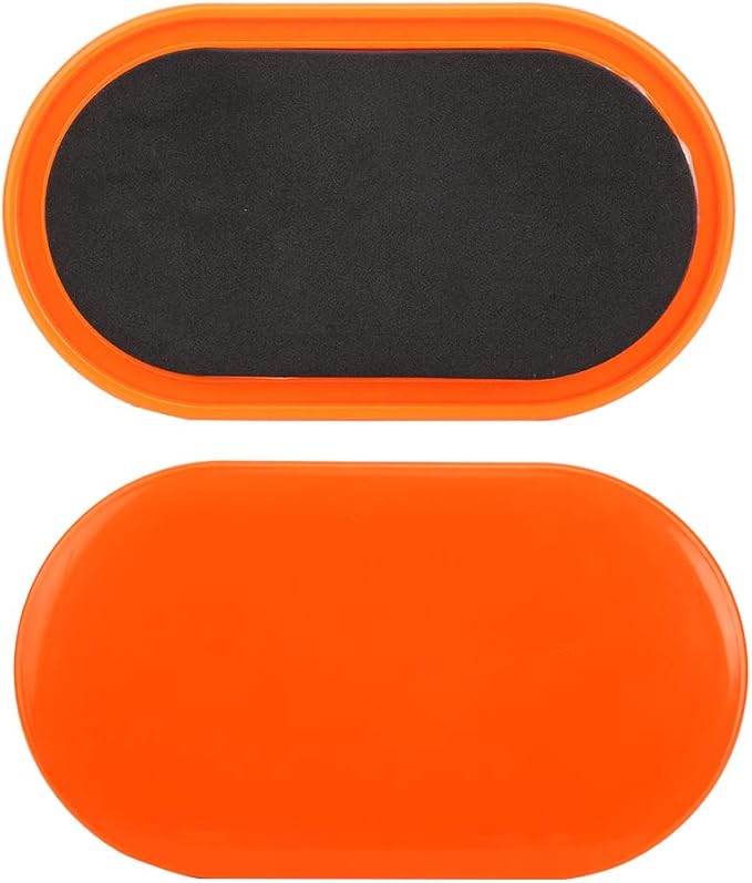 Core Sliders for Abs & Full Body Workout | 2 - Pack EVA & ABS Slide Discs | Home Exercise Equipment for Hard & Soft Floors | Includes Storage Covers