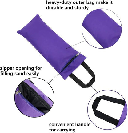 Muka Custom Yoga Sandbag Weighted Fitness Sand Bag, Personalized Yoga Bolster Bag Printing Logo