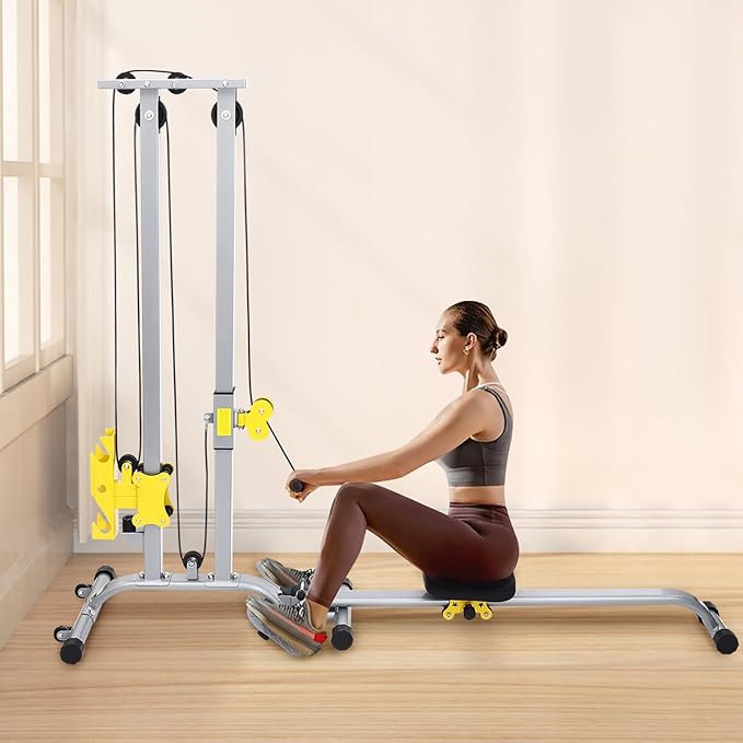 Multifunctional Fitness Rack Adjusted Height Strength Training Fitness Equipment Load Capacity 220.46lbs Multi-Function Strength Training Fitness Tool Stand for Home, Small Gyms, Companies