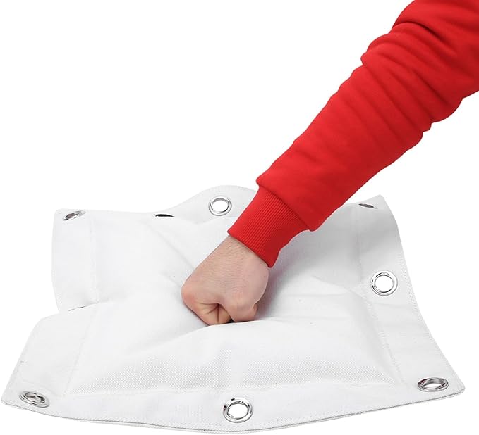 Punch Bag, Boxing Sand Bag, Wing Chun Wall Canvas Punch Empty Sand Bags Target with Zipper for Boxing Muay Thai