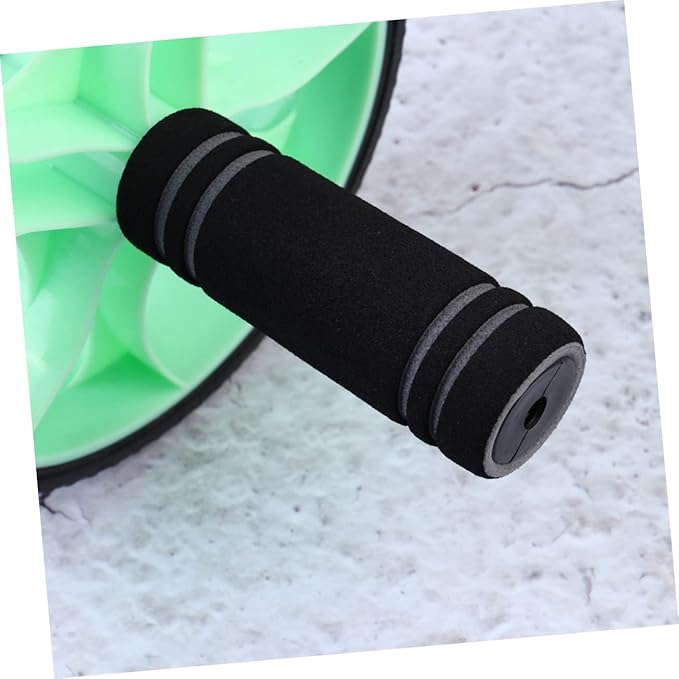 BESPORTBLE Ab Roller Wheel for Home Workout Adjustable Fitness Equipment for Abdominal Exercise Unisex Design Green Color Knee Mat and Accessories