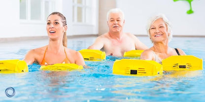 Hydro Tone Functional Aquatic Dumbbells for Pool Exercise Enhance Strength and Resistance Versatile 3D Design Durable Hi-impact Polypropylene Made in the USA Pair