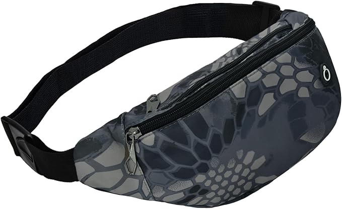 Fanny Pack for Men Women, Waterproof Sports Waist Bag Pack, Belt Bag for Travel Hiking Running