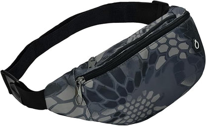 Fanny Pack for Men Women, Waterproof Sports Waist Bag Pack, Belt Bag for Travel Hiking Running