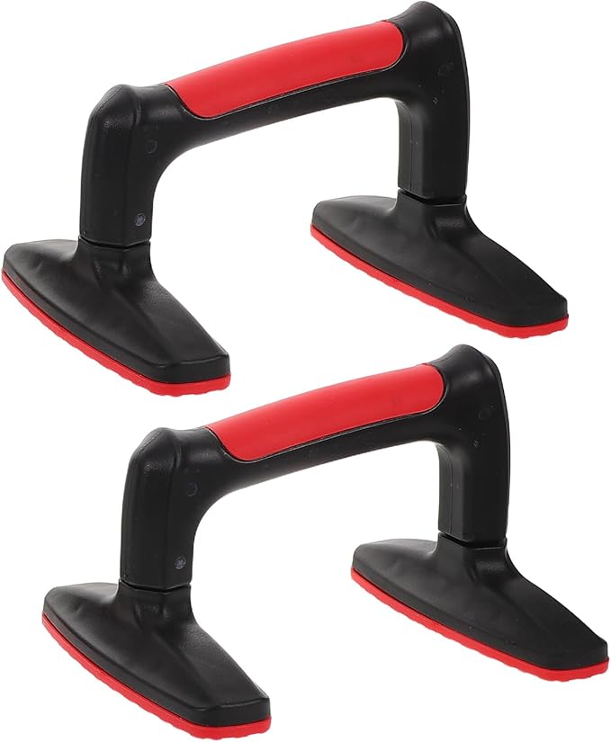 2pcs Push up Bars Parallettes with Non-slip Base Plastic Push-up Handles Strength Training Equipment for Home Gym Fitness Workouts