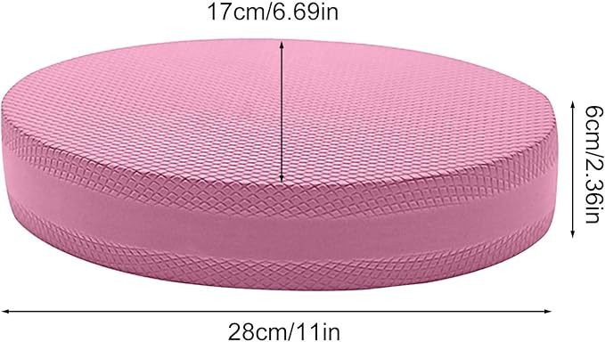 Stability Balance Pad, Foam Exercise Cushion, Cushioned Workout with Non Slip, High Density Foam Yoga Training Pad for Fitness Exercise, Trainer for Workout Rehabilitation