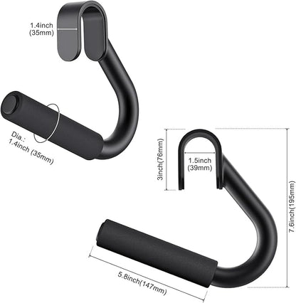 SELEWARE 48'' Heavy Duty Pull Up Bar Wall Mount Multi-function Chin up Bar with Home Gym Cable Pulley System LAT Pulldown Workout Attachments Heavy Bag Hanger