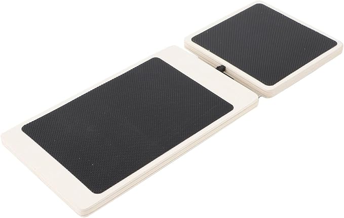 Balance Board, Wooden Foot Strengthener Exerciser, Single Leg Stability Board, Ideal for Home Gym Core Training & Fitness Enthusiasts