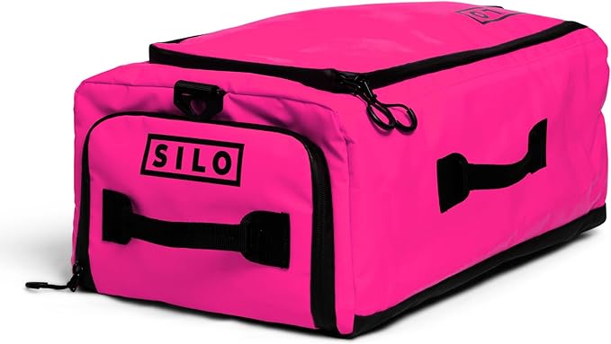 SILO Crew Drop One 26L Ultramarathon Bag - Organize Gear Efficiently for Training Racing Work, Travel - Optimized Storage: Pockets/Compartments for Easy Access Athletes Marathon Fitness Bright Pink