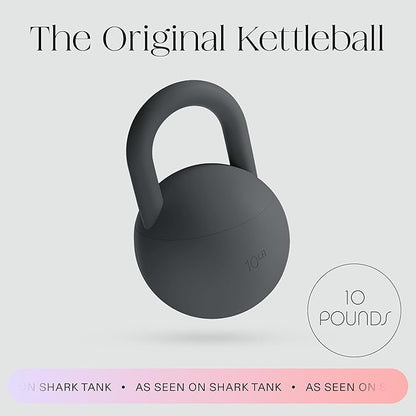 Bala Kettleball, Soft Kettlebell for Women - Kettlebells Strength & Core Training Equipment for Home Gym Workouts - Anti-Slip Grip Exercise Weights with Cushioned Impact-Resistant Base