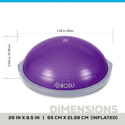Bosu Balance Trainer, 65cm - Purple/ Gray