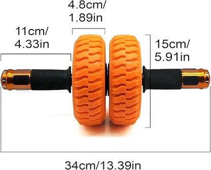 Ab Roller for Men, 6 Inch Core Workout Home Gym Fitness Wheel, Core Workout Portable Equipment for Beginner Travel Floor Office Outdoor Room