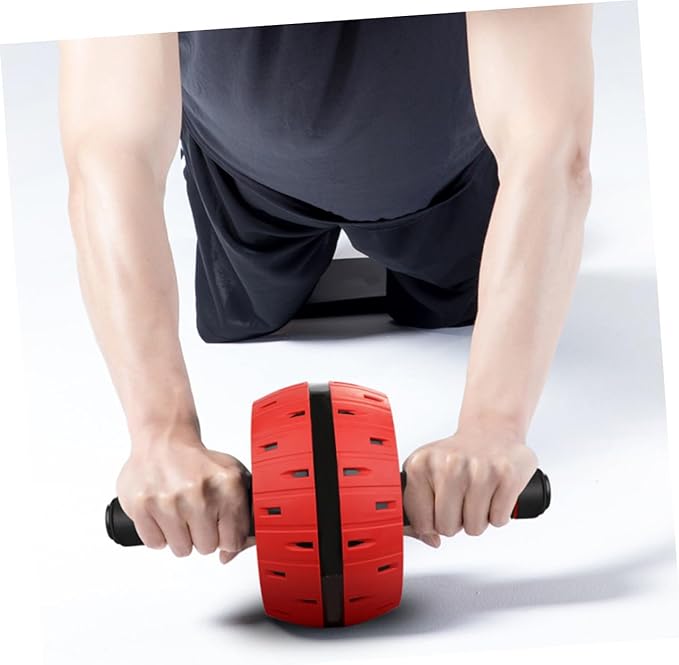 Advanced Ab Roller Wheel with Wide Stable Wheel for Multi-angle Abdominal Muscle Training Large Design Exercise Roller for Home and Gym Fitness Includes Knee Mat for Core Strength
