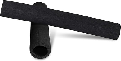 WF Athletic Supply Foam Foot Pads, Foam Roller for Gym Exercise Machines Equipment Replacements, Roller Pad for Leg Extension, PEC Deck Pads for Weight Bench, Sold by Pair (10” x 1” OD x 7mm ID)