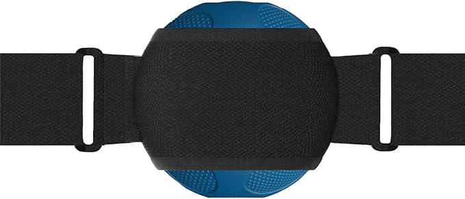 Muscle Recovery Kit | MyoSphere Vibration Massage Ball & MyoBelt Accessory | Target deep Muscle Layers, Easing Tension in The Back, Neck, Shoulders, arms, HIPS, Glutes, and Legs. (Nobol Blue)