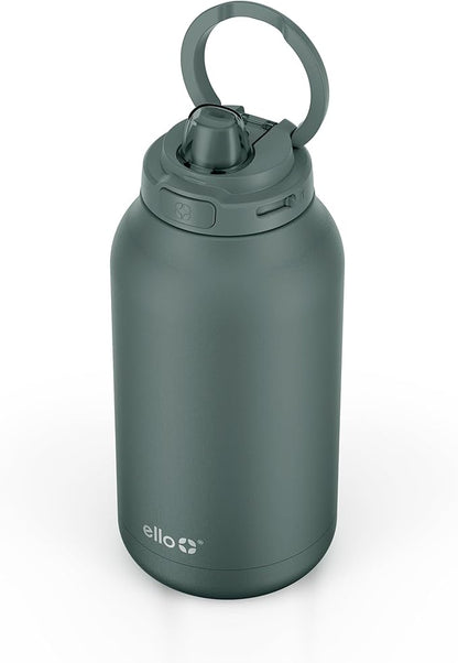 Ello Hydra 64oz Half Gallon Vacuum Insulated Stainless Steel Jug with Locking