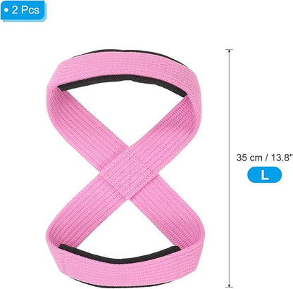 PATIKIL Figure Lifting Strap, Weightlifting Wrist Wraps Dead Lift Padded Grips for Fitness Power Strength Training