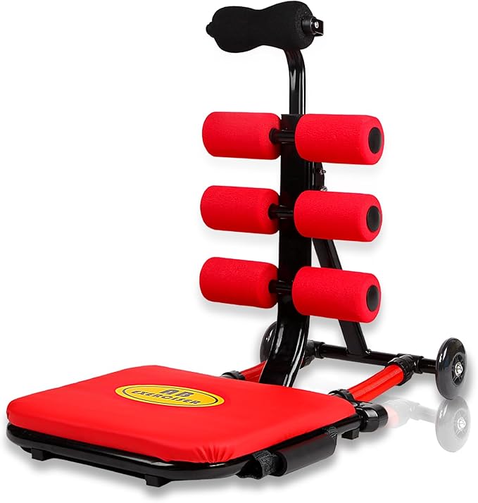 Ab Machine, Sit Up Machine Exercise Equipment, Ab Portable Machine for Stomach Workout (weight under 130 lbs)