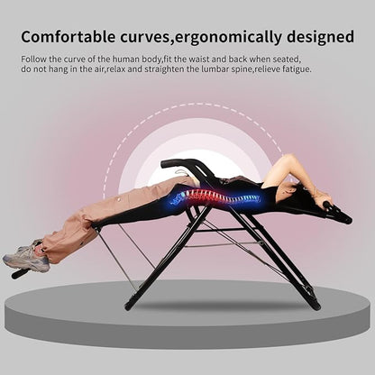 Abdominal Exerciser Chair for Home Gym, Ab Fitness Equipment with Full Body Building and Workout, for Sit Up, Inversion Training, Muscle Strengthening and Back Relief