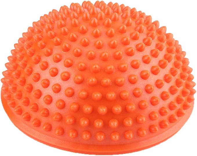 VGEBY Foot Massage Half Ball Balance Exercise Pods for Deep Tissue Foot Muscle Therapy (Color : Orange)