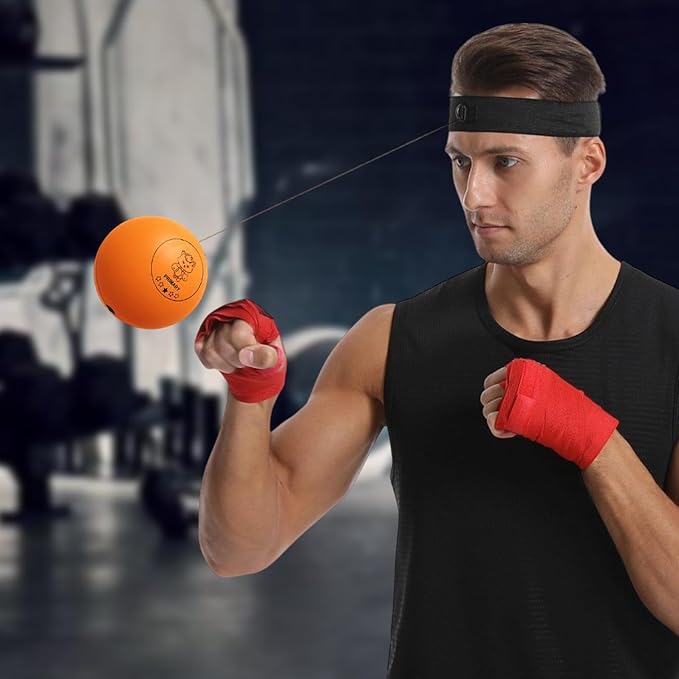 Boxing Reflex Ball Set, Boxing Head Ball for Punch Speed, Boxer Training Tool, Beginners Punching Reflex Ball for Punch Speed