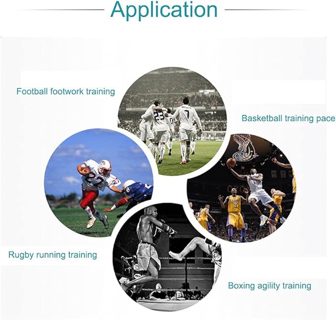 Durable Speed Agility Ladder for Soccer Football Training Portable Foldable Footwork Ladder PP Rungs Nylon Straps 7 10 13 Rung Options