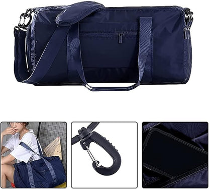 Sports Gym Luggage Travel Bag for Men and Women, Sports Gym Bag, Exercise Duffel Bag, Large Capacity and Light to Carry, Waterproof and Dirt-resistant Foldable Travel Bag ,Gear Blue
