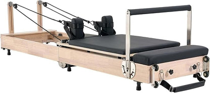 VEVOR Pilates Reformer Accessories for Home Gym, Include Reformer Box/Chair/Spine Corrector/Wall Mounted Machine/Jump Board/Foldable & Dual Resistance Springs