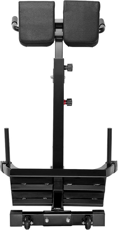 VEVOR Multi-Functional Weight Bench for Full Body Workout, Roman Chair Hyperextension Bench, Adjustable & Foldable Equipment for Back Arm Core Ab Workout, Sit Up Exercise Machine for Home Gym