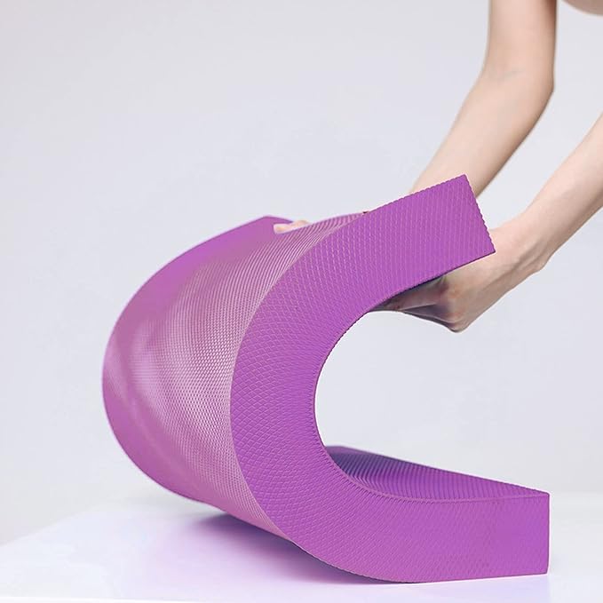 Estink Fitness Yoga Balance Mat, Professional TPE Yoga Balance Training Foam Pad Flat Support Soft Cushion Knee Pad High Rebound Exercise Fitness Yoga Mat for Yoga Flat Support Fitness Exercising