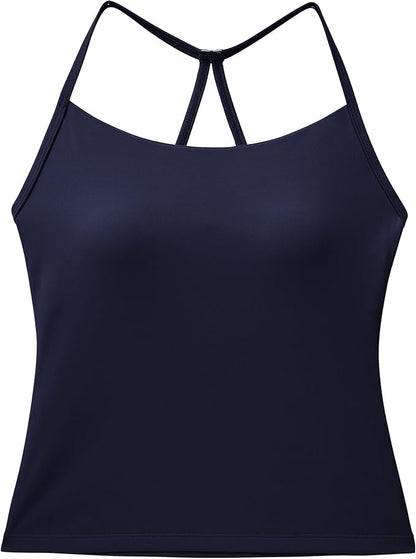 OMKAGI 2 Piece Workout Sets for Women Padded Tank Tops Flare Leggings Pilates Outfits