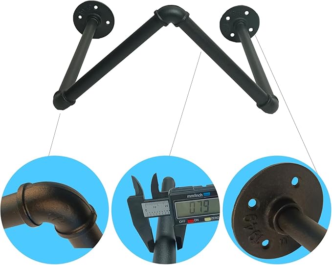 Balance Ball Holder Wall Mount,Balance Ball Half Rack Home Gym Studios Standing Half Ball Balance Trainer Shelf (Black)