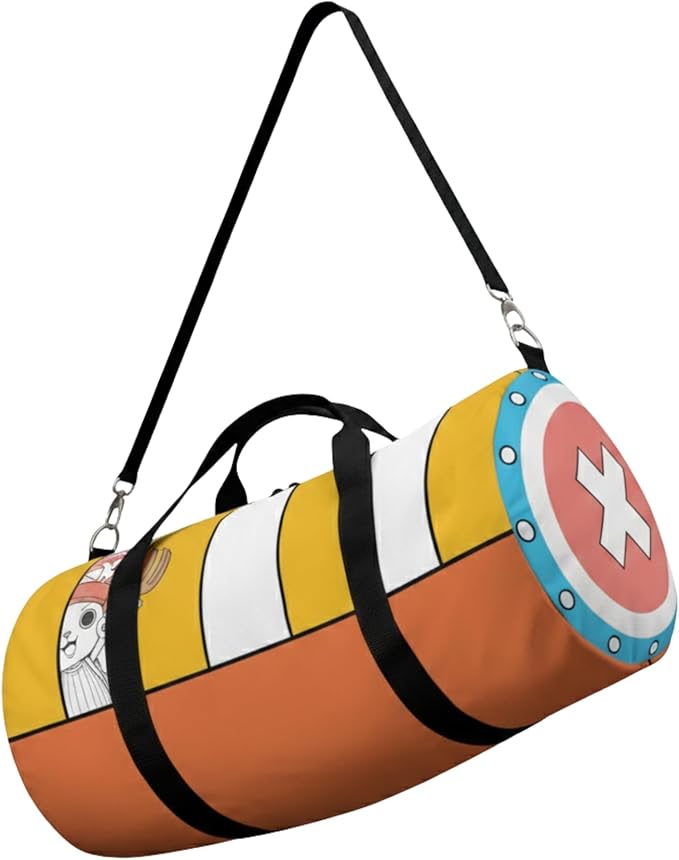 Anime Gym Bag for Women Men - Large Capacity Waterproof Workout Fitness Travel Sports Bags Fashion Street Camping ExpandaCLe Carry On Duffle Bag For Couple (Chopper) PTY