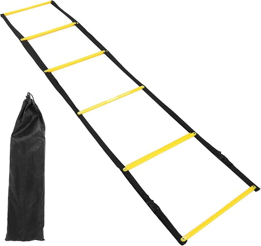 Hapivida Speed Ladder for Football Training, Footwork Exercise Equipment with Anti Slip Surface and Storage Bag for Agility Drills Sports Practice