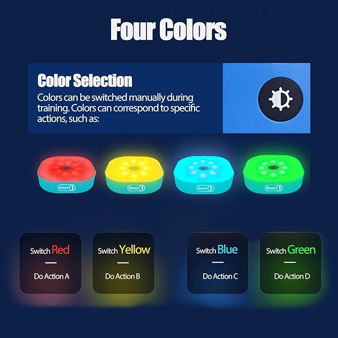 Reaction Training Light, Boxing Agility Fitness Light for Improving Speed, Agility, Reaction Time and Hand-Eye Training