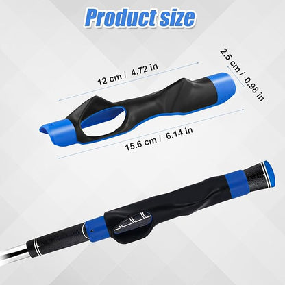 Golf Club Grip Trainer, Right Hand Lightweight Swing Trainer Golf Training Aid with Anti-Slip Wrist Support Accessories for Correct Hand Position & Grasp