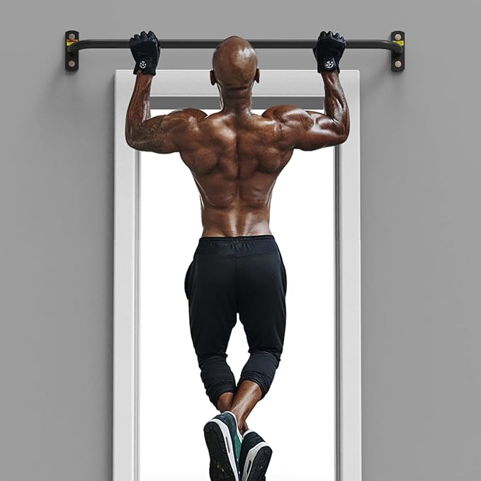Wall-Mounted Fitness Horizontal Bar, Pull-up Bar for Strength Training, Suitable for Home Indoor and Outdoor Perforation Installation, Load 300kg (Stainless Steel 70cm)