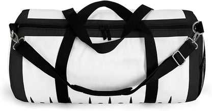 Anime Gym Bag for Women Men - Large Capacity Waterproof Workout Fitness Travel Sports Bags Fashion Street Camping ExpandaCLe Carry On Duffle Bag For Couple (White Byaku) PTY