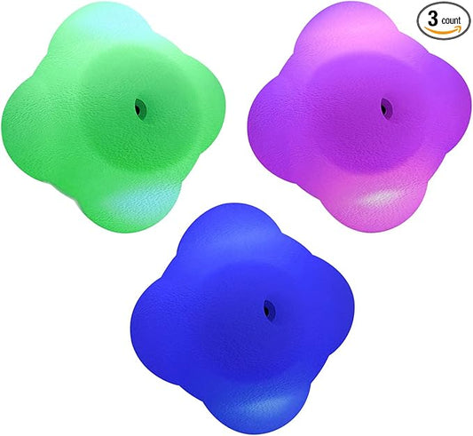 Agile Reaction Training Ball Light Set, 6 Colors Online/Offline Mode Speed Agile Reaction Ball Equipment Quick Response Training Ball Reflex Ball Tools for Enhancing Speed and Agility (3)