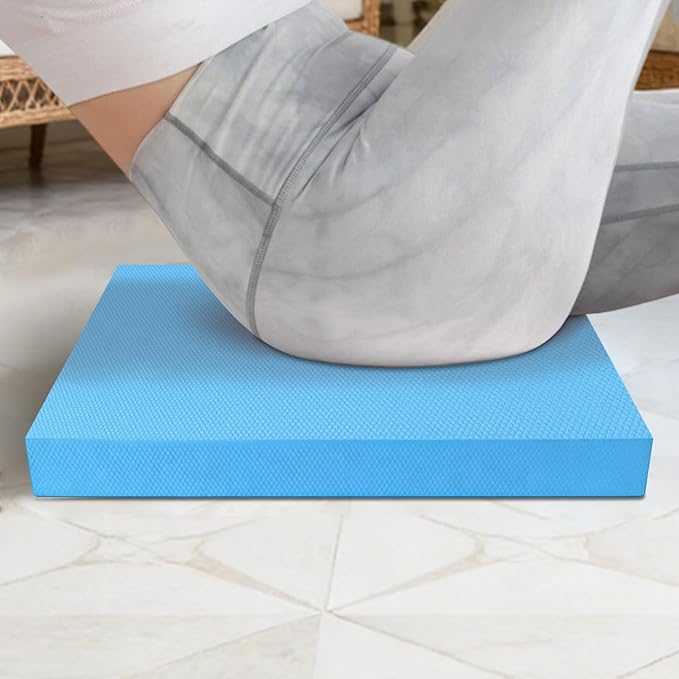 Balance Pad, Thick Stability Mat, 50x40x6cm, Large Balance Pad For Physical Thëräpy, Foam Bälance Board, Anti-Slip Foam Material, For Yoga Home Gym Physical Training