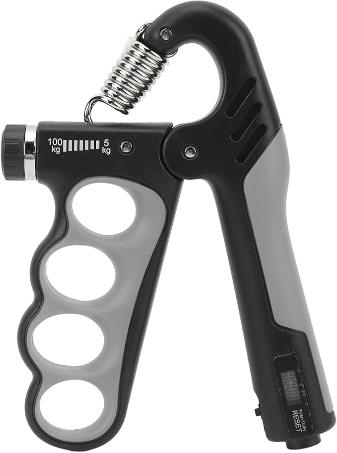 Hand Grip Strength Trainer, Thickened Spring Hand Grip Strengthener Adjustable Resistance 11.0‑220.5lb for Musicians for Hand Injury Recovery