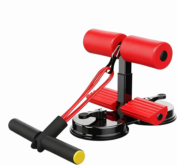 Sit Up Bar, Abs Master Assistant Device, for Home Fitness Equipment, Portable Adjustable Sit Up Floor Holder, for Ab Workouts,Sit-Ups & Core Exercises,Home Office Gym.