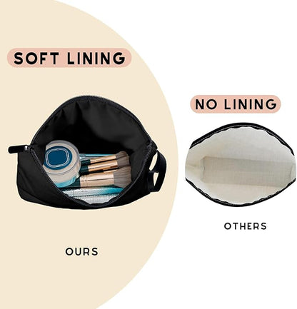 Travel Women Birthday Gifts for International Travelers Makeup Cosmetic Bag Organizer Female, Friend,Daughter,Mom,Sister,Christmas