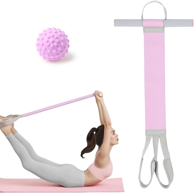 Resistance Bands with Handles,Yoga Pedal Workout Bands,Multifunction Pull Up Bands Sit-up Workout Equipment Home Gym for Arm/Abdomen/Waist/Leg Stretching Slimming Training