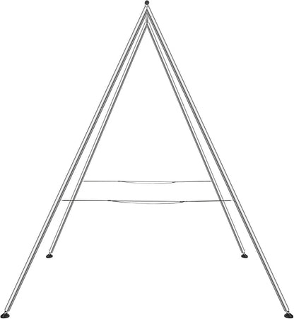 VEVOR Yoga Stand Frame, Max 441-551 lbs Load Swing Stand, Triangular Structure Aerial Rig, Aerial Silk Stands with Yoga Hammock, Standard & Height-Adjustable Version