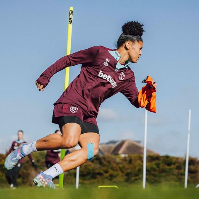 FORZA Slalom Agility Poles | Improve Endurance, Speed & Footwork | Color, Size & Rubber Base Options Available [8 Pack]